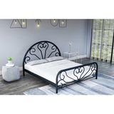 Metalia Gm 300 Baby Siyah Çift Kişilik Metal Karyola 140X190 - 140 x 190 cm