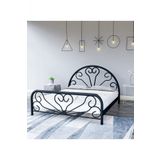 Metalia Gm 300 Baby Siyah Çift Kişilik Metal Karyola 140x190