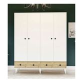 Metalia GM 414 4 Kapılı 2 Çekmeceli Gardolap