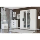 Metalia Gm 901 Avanos 3'lü Genç Odası Takımı - Beyaz