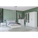 Metalia Gm 902 Kapadokya Aynalı Genç Odası Takımı - Beyaz