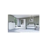 Metalia Gm 909 Home Aynalı Düğme Kulplu Genç Odası Takımı