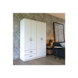 Metalia GM0070 NOVA 4 KAPILI 2 ÇEKMECELİ GARDROP