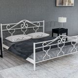 Metalia Gold Metal Beyaz 150x200 cm Karyola