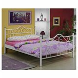 Metalia Gold Metal Karyola Beyaz