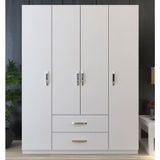 Metalia Smartline 4 Kapılı 2 Çekmeceli Taç Gardırop