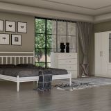 Metalia Yatak Odası Takımı, Beyaz, 6 Kapaklı