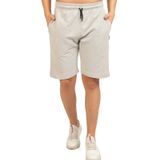 METALIC COMEOR Erkek spor şortu, kısa pantolon, erkek koşu şortu, pamuk şort, Gri, 4XL