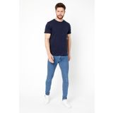 METALIC Erkek Çok Renkli T- Shirt Regular Fit Rahat Kesim Bisiklet Yaka Basic Tişört