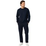 METALIC Lacivert Relaxed Fit Bisiklet Yaka Sweatshirt Düz Paça Erkek Eşofman Takımı S