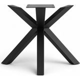 Metalica Spider Metal Yuvarlak Yemek Masası Ayağı 780X712X720 mm Siyah Demonte