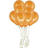 Metalik Açık Turuncu Balon 10'lu M123