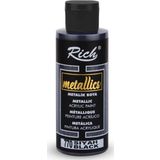 Metalik Akrilik Boya - Metallic Acrylic Paint 120cc Siyah 770