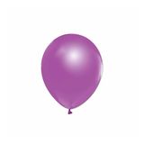 Metalik Balon 12 İnç Baskısız - 100 Adet Mor