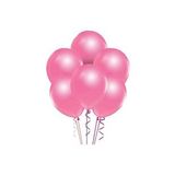 Metalik Balon Pembe 25 Adet