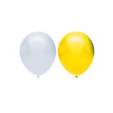 Metalik Balon Seti 10 Adet ( Beyaz, Sarı)