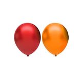 Metalik Balon Seti 100 Adet ( Kırmızı, Turuncu)