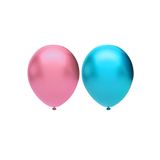 Metalik Balon Seti 100 Adet ( Pembe, Koyu Mavi)