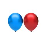 Metalik Balon Seti 50 Adet ( Koyu Mavi, Kırmızı)