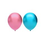 Metalik Balon Seti 50 Adet ( Pembe, Koyu Mavi)