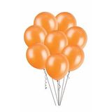Metalik Balon Turuncu 25 Adet