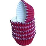 Metalik Folyo Cupcake Kalıbı Muffin Pet Kapsül No:1 - 150 Adet Fuşya