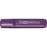 Metalik Fosforlu Işaretleme Kalemi Highlighter - 1 Adet - Metalik Mor