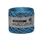 Metalik İp Metalik Yün Maccaroni Yarn İpler Metalik Örgü İpleri Metallic Yarn Örme Çanta İpi Parlak İp Örme Çanta İçin İp-AÇIKMAVİ Renk