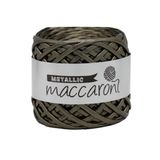 Metalik İp Metalik Yün Maccaroni Yarn İpler Metalik Örgü İpleri Metallic Yarn Örme Çanta İpi Parlak İp Örme Çanta İçin İp-HAKİ Renk