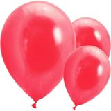 Metalik Kırmızı Balon 30 cm 12 İnch 50li
