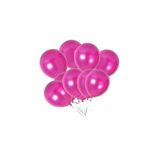 Metalik Koyu Pembe Balon 10'Lu