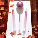 Metalik Pembe Lolipop Şeker Mum Pembe 10 cm Pembe Pasta Mumu Pembe Doğum Günü Mumu - 1 Adet