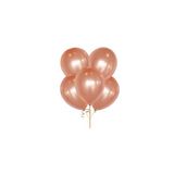 Metalik Rose Gold Balon 10lu