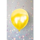 Metalik Sarı Balon 12" 30 Cm Metalik Balon 10lu Paket