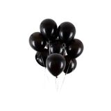 Metalik Siyah Balon 100 Adet