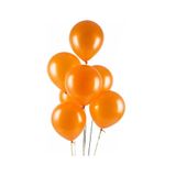 Metalik Turuncu Balon 12" 30 cm Metalik Balon 10lu Paket