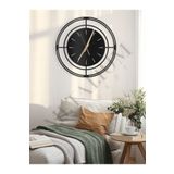 Metalium Concept Dekoratif Sessiz Siyah Metal Duvar Saati 60x60cm [2309-60x60]
