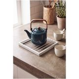 METALİZ YENİLİKÇİ TASARIMLAR Isıya Dayanıklı Beyaz Nihale 20x20 cm – Metal Tencere Altlığı