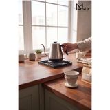 METALİZ YENİLİKÇİ TASARIMLAR Isıya Dayanıklı Nihale 20x20 cm – Metal Tencere Altlığı Siyah