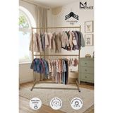 METALİZ YENİLİKÇİ TASARIMLAR Metal Çocuk ve Bebek Odası Elbise Askısı Konfeksiyon Standı
