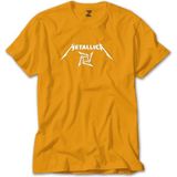 Metallica Blade Dream Text Sarı Tişört Liyada