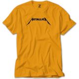 Metallica Classic Logo Sarı Tişört - 2XL