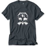 Metallica Cliff Burton Face Füme Tişört Liyada