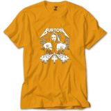 Metallica Cliff Burton Face Sarı Tişört Liyada - 2XL