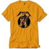 Metallica Cliff Burton Guitar Sarı Tişört Liyada - 2XL