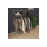 Metallica Concept Home Hanger Krom Konfeksiyon Askısı Butik Konsep Askı Sabit Raflı Askılık