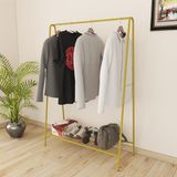 Metallica Concept Oval Telli Gold Butik Elbise Askılığı Konfeksiyon Askılık Altın
