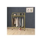 Metallica Concept Tekerlekli Home Hanger Askılık Ayaklı Askılık Gold