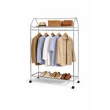 Metallica Concept Tekerlekli Home Hanger Askılık Ayaklı Askılık Krom