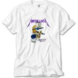 Metallica Damaged Justice Beyaz Tişört